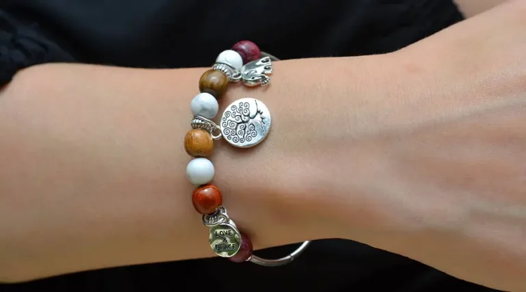 bijoux pierre naturelle - Bracelet jonc pour femme