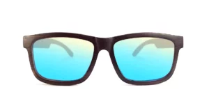 lunettes de soleil en bois d 'ébène
