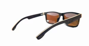 lunettes de soleil en bois d 'ébène