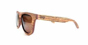 lunettes de soleil bois zebrano raider