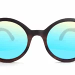 Lunettes de soleil Georges Black en bois de palissandre avec verres polarisés UV400.