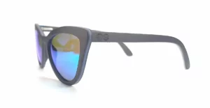 Lunettes en bois papillon pour femme