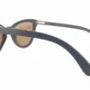 Lunettes papillon en bois d'ébène avec protection UV400 pour femmes élégantes