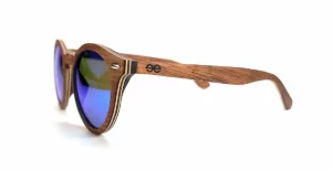 Lunette en bois essenciel Harisson blue