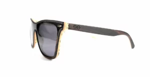 lunettes de soleil en bois arrow