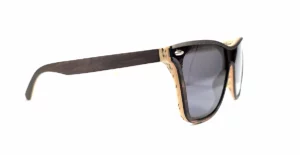 lunettes de soleil en bois arrow