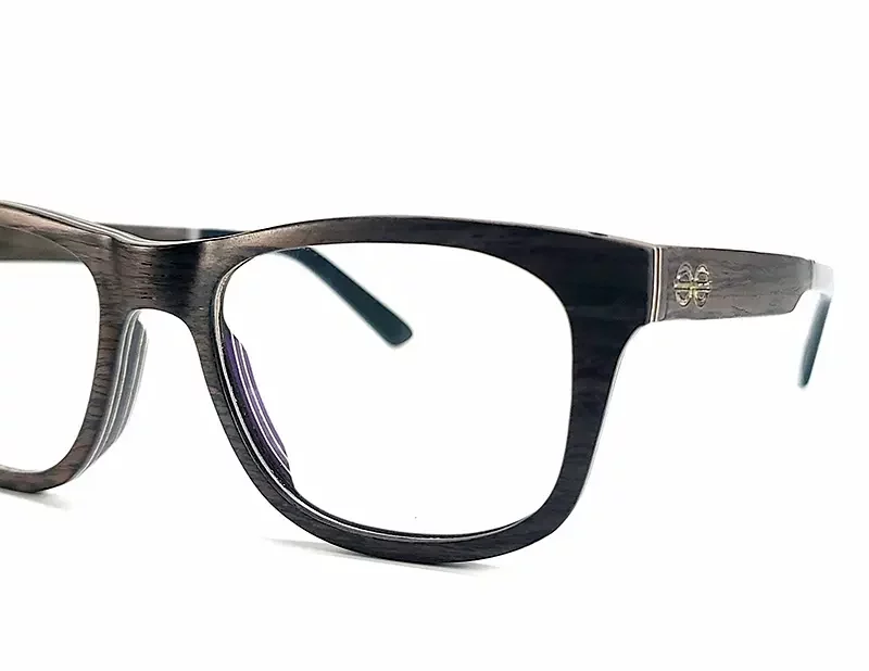 Achetez nos lunettes optiques en essences de noyer collection Naxos Black