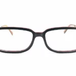 Nos lunettes en bois rectangulaire d'une version optique Syrma