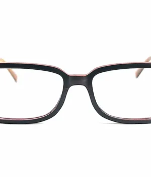 Nos lunettes en bois rectangulaire d'une version optique Syrma