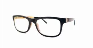 Lunettes de vue artisanale en bois rectangulaire Andros