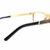 Nos lunettes de vue en bois optique rectangulaire du modèle Andros