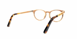 Lunette de vue en bois zebrano
