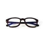 Lunettes rectangulaires en ébène Syros Black pour homme ou femmes , alliant style et élégance. Parfaites pour toutes les occasions.