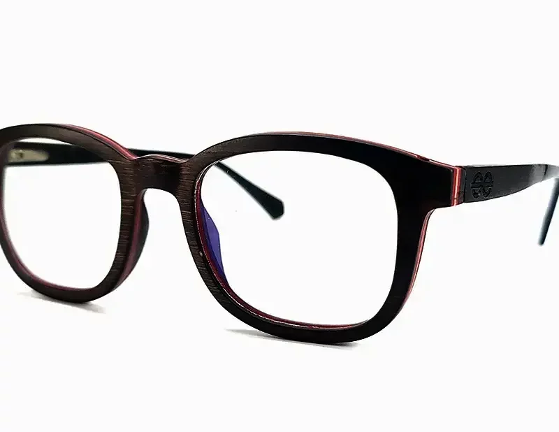 Lunette de vue en bois noir d'ébène Syros black