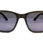 Lunettes de soleil carrées en bois de chêne