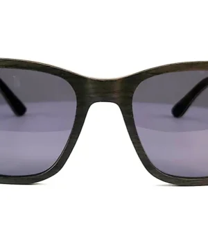 Lunettes de soleil carrées en bois de chêne