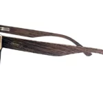 Lunettes de soleil carrées en bois de chêne