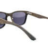 Lunettes de soleil carrées en bois de chêne