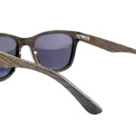 Lunettes de soleil carrées en bois de chêne