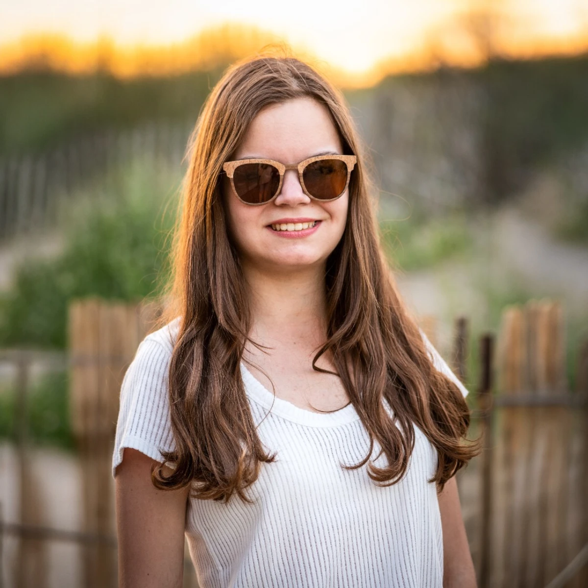 Lunettes de soleil bois et liège Classic-R15 – Image 5