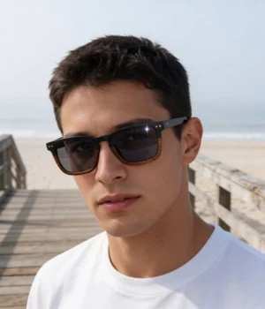 Alternative view of Lunettes de soleil bois Draken