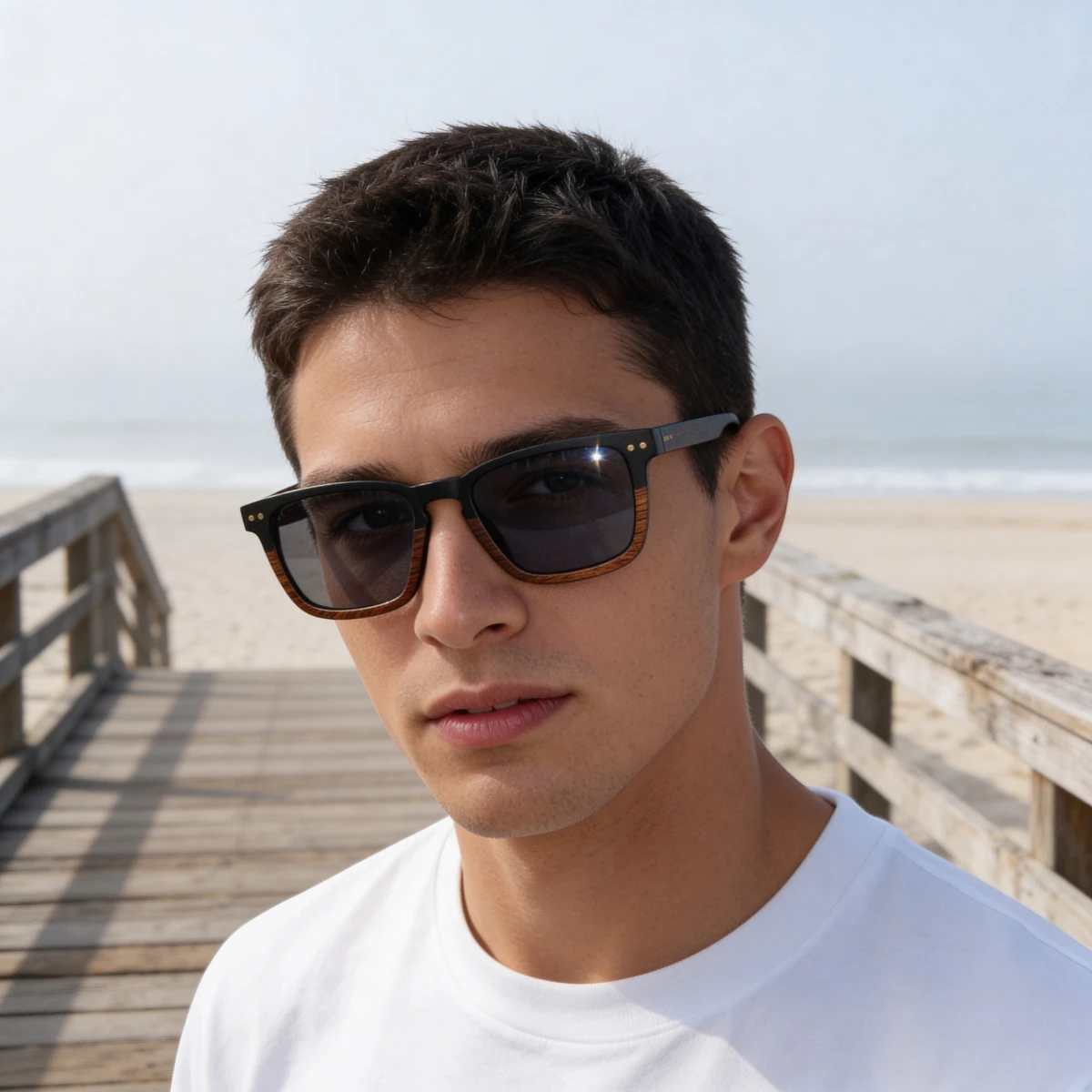 Lunettes de soleil bois Draken – Image 2