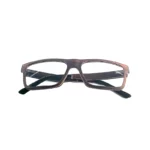 Lunettes optiques Naxos en bois de palissandre pour homme ou femme, design unique et oversize.