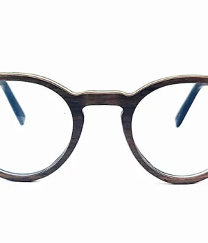 Découvrez nos lunettes de vue Orcus de forme pantos noyer