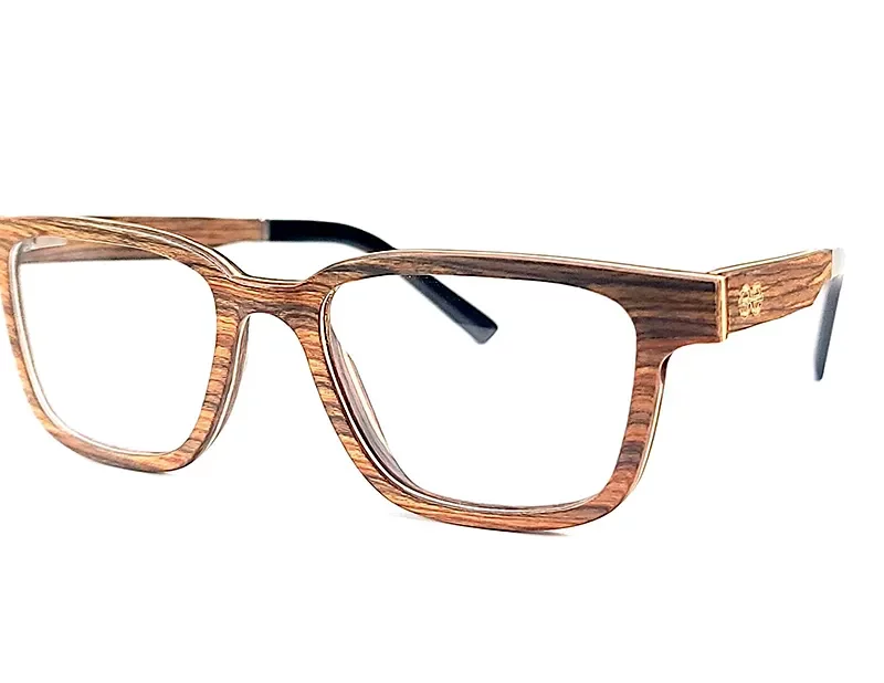 lunettes de vue bois de palissandre pour un style naturel