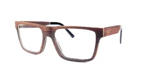 Les lunettes de vue en bois de palissandre