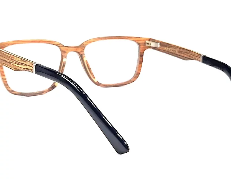 lunettes carrée de vue en bois de palissandre Cordu