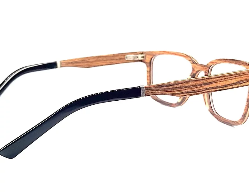 Prise de vue des lunettes de vue bois de palissandre Cordu
