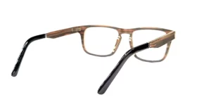 Les lunettes Samos sont des modèles classiques et sobres en bois de palissandre