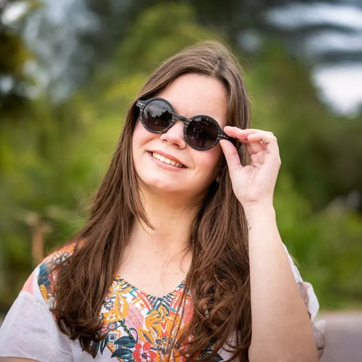 Lunettes de soleil bois John – Image 2