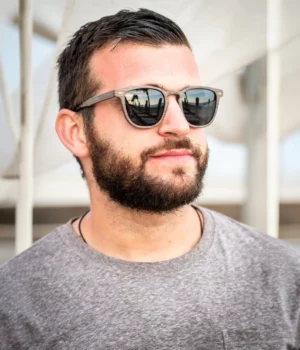 Alternative view of Lunettes de soleil bois Falcon