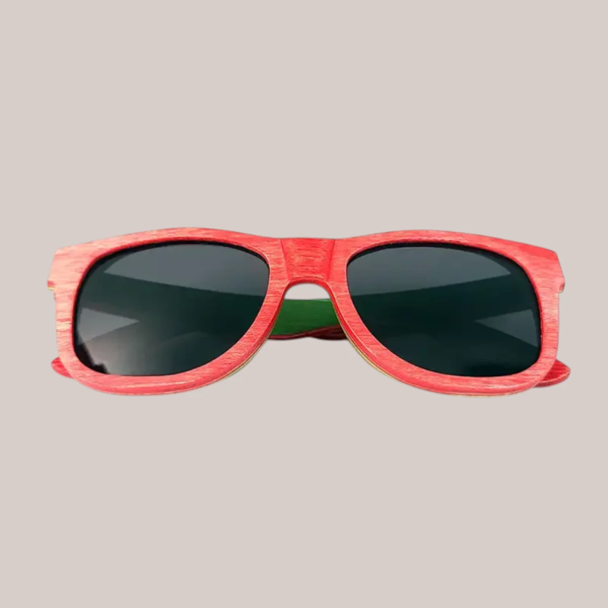 Lunettes en bois San-Francisco-Red