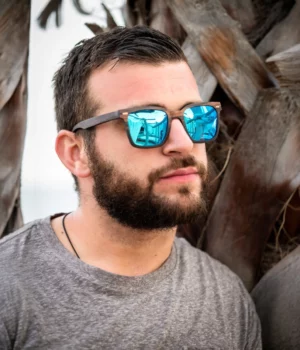 Alternative view of Lunettes soleil Bristol-Bleue