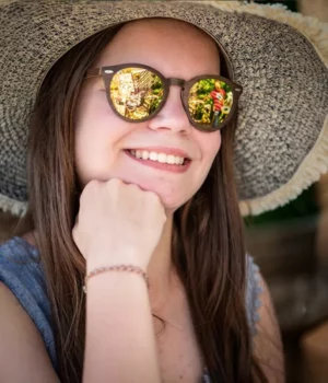 Alternative view of Lunettes soleil bois Georges-Brown