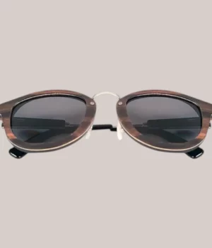Alternative view of Lunettes soleil bois Mansfield