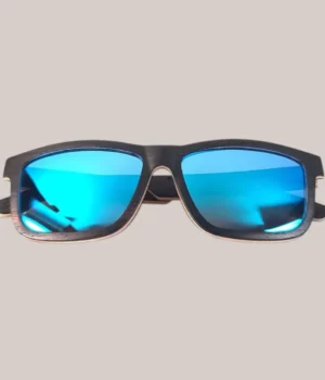 Lunettes soleil bois Martin-Black