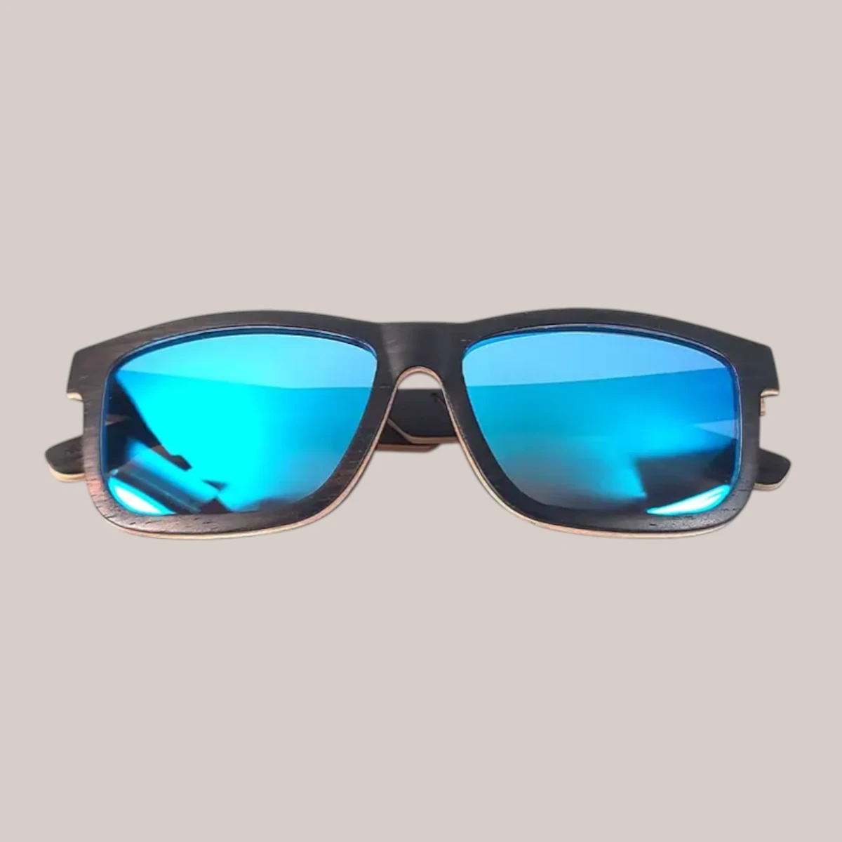 Lunettes soleil bois Martin-Black