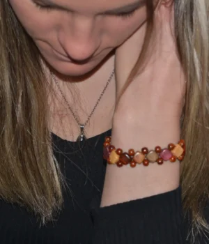 Bracelet Bois Multicolore Grenita - Bijou Bohème Chic Tendance | My Essenciel