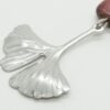 Boucles ginkgo argenté Doly – Image 2