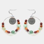 Découvrez la beauté vibrante et les détails sophistiqués des pierres d’agate bleue turquoise de 8mm.