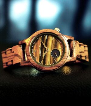 Montre en Bois Naturel Verso - Élégance et Sobriété