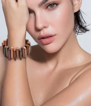 Bracelet bois multicolore Gladys
