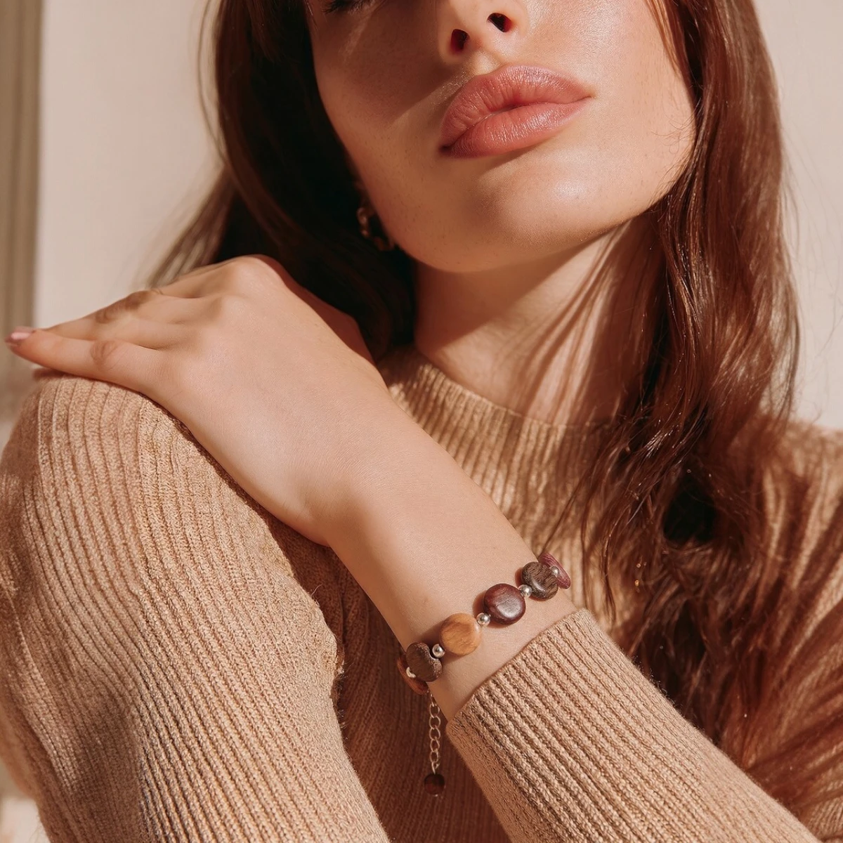 Bracelet bois multicolore Cecilia