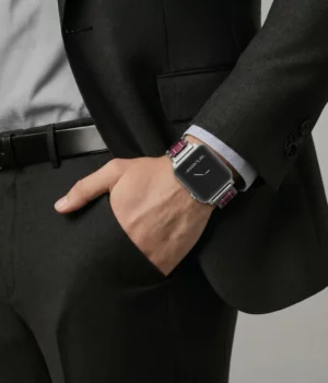 Alternative view of Bracelet homme bois amarante Apple-Watch Matteo
