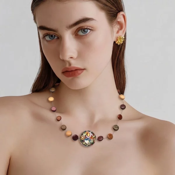 Collier fil bois Arizona