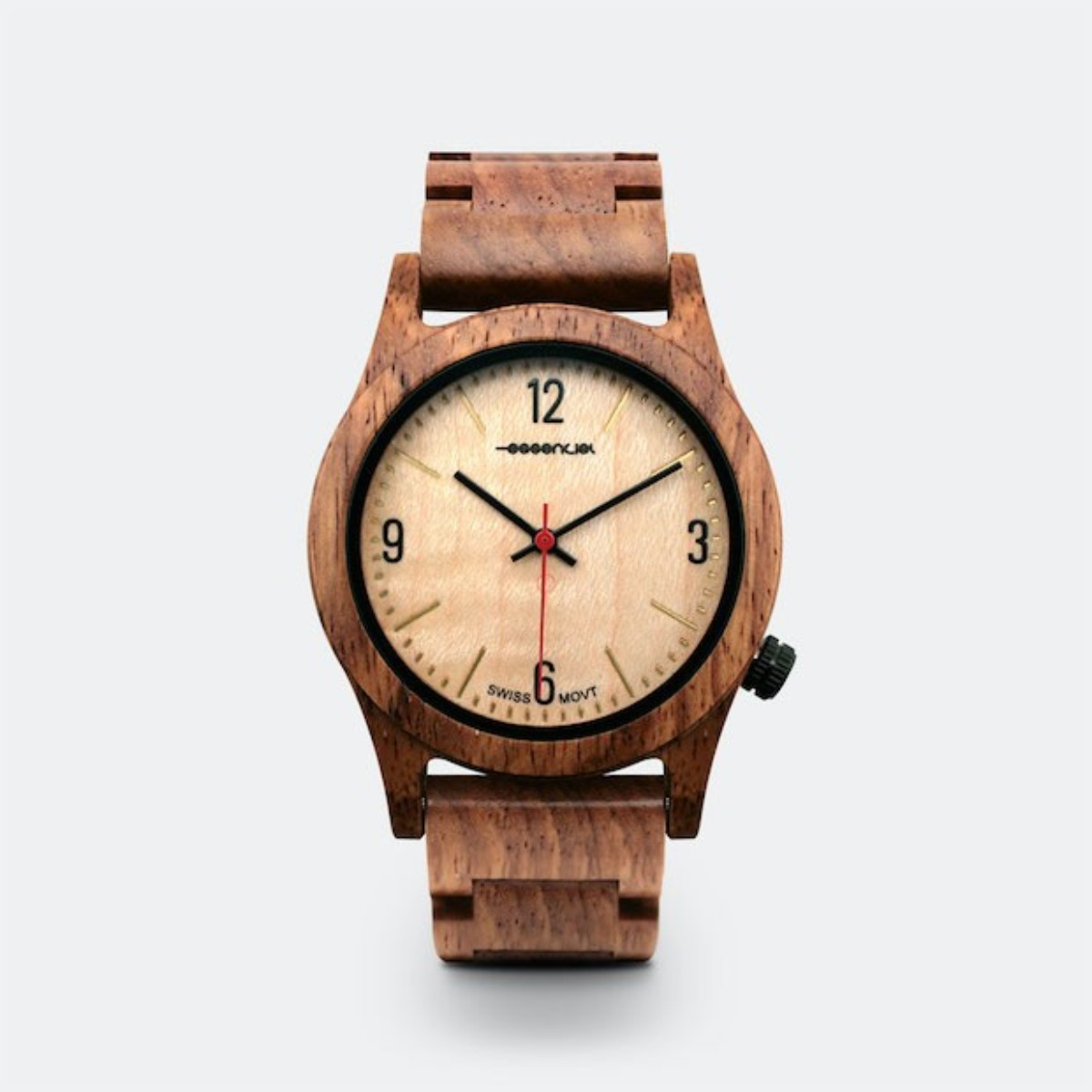Montre bois homme noyer Moka – Image 8